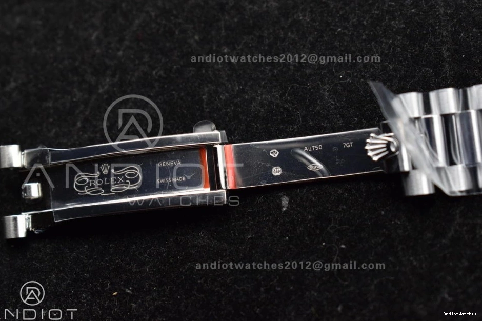 Trendsetting On 703 Weighted GMF Dial Steel 904L 40 Tungsten Blue A3255 V Markers DayDate President Bracelet Roman 1120